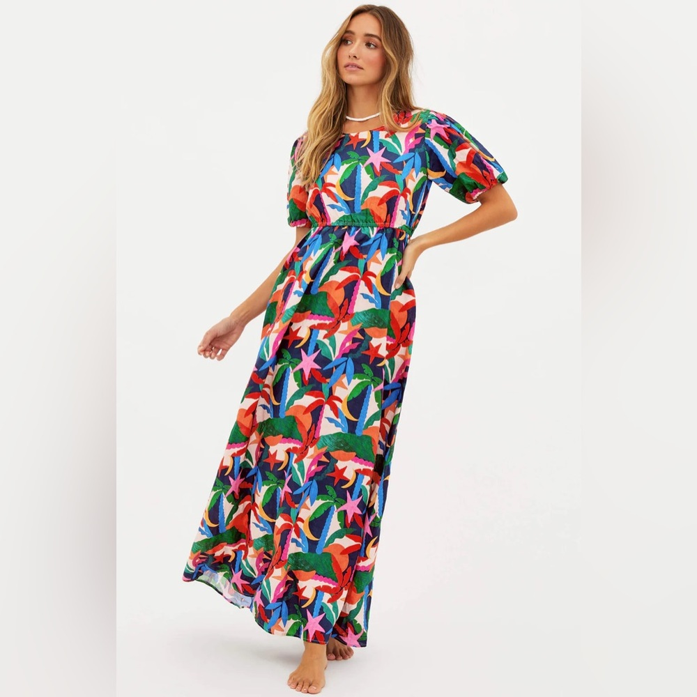 Beach Riot Weston Maxi Dress Royal Palm